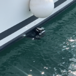 Dron de limpieza de barco en obra viva servicio en Alicante